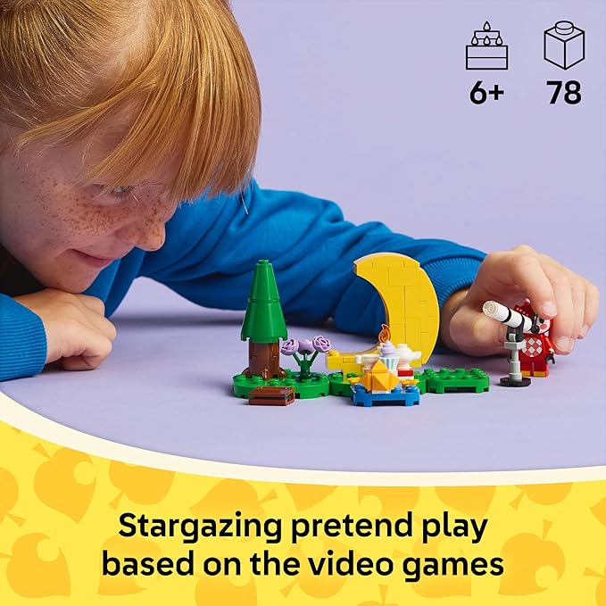 Buy Lego Animal Crossing Stargazing with Celeste Building Kit 77053 78 pcs | Yallatoys.com