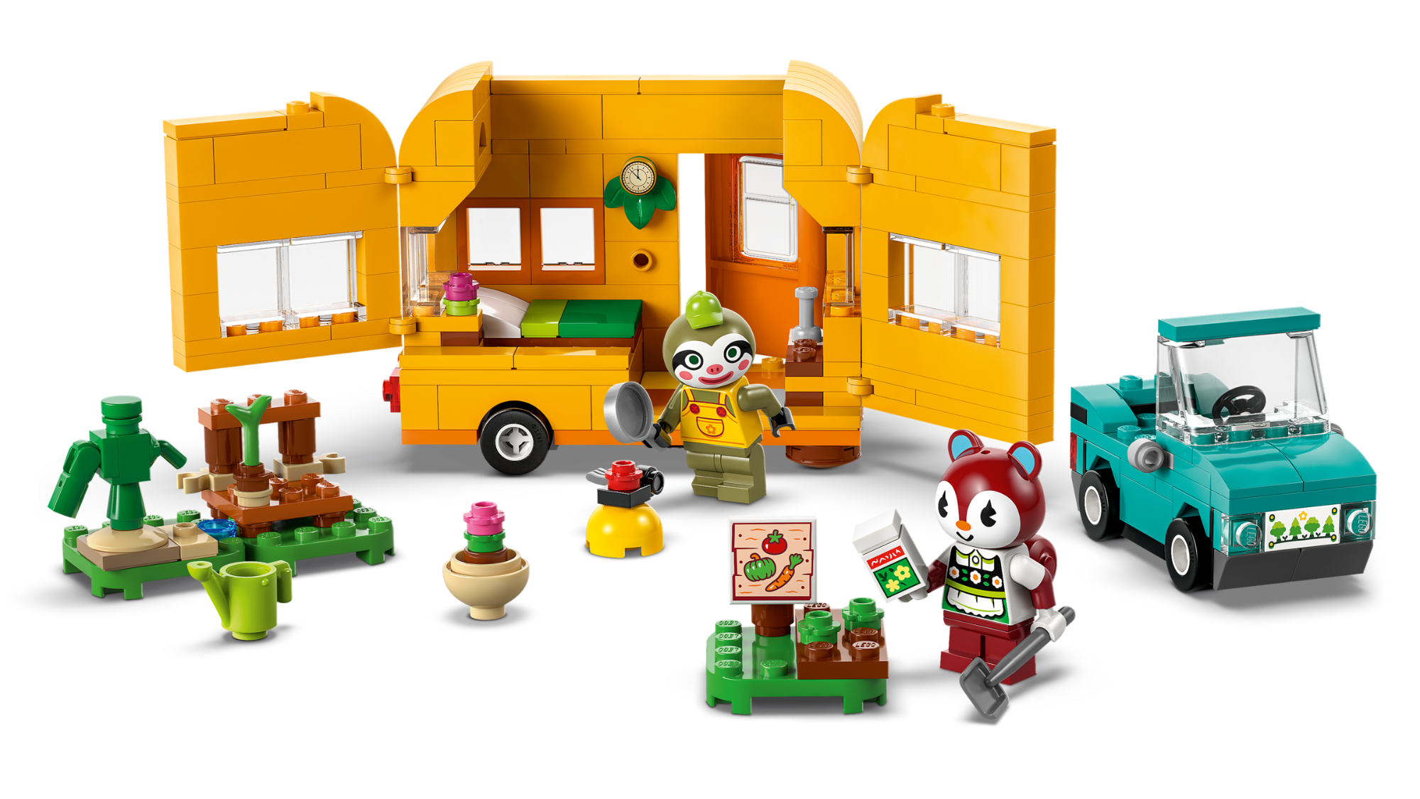 Buy Lego Animal Crossing LeifÕs Caravan & Garden Shop Building Kit 77054 263 pcs | Yallatoys.com
