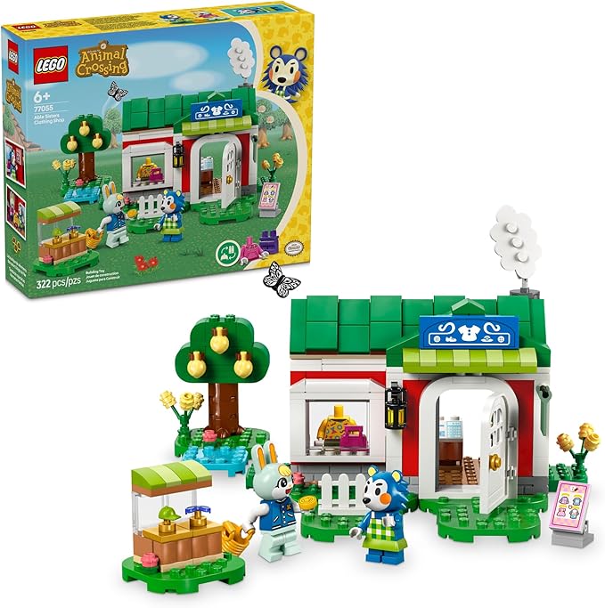 Buy Lego Animal Crossing Able Sisters Clothing Shop Role-Play Building Kit 77055 with 322 pcs | Yallatoys.com