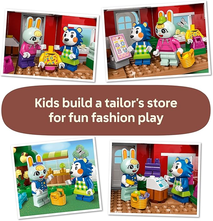 Buy Lego Animal Crossing Able Sisters Clothing Shop Role-Play Building Kit 77055 with 322 pcs | Yallatoys.com