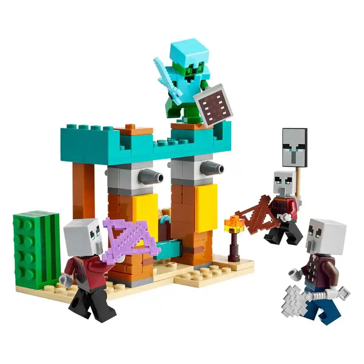 Buy Lego Minecraft 21267 The Illager Desert Patrol 21267 | Yallatoys.com