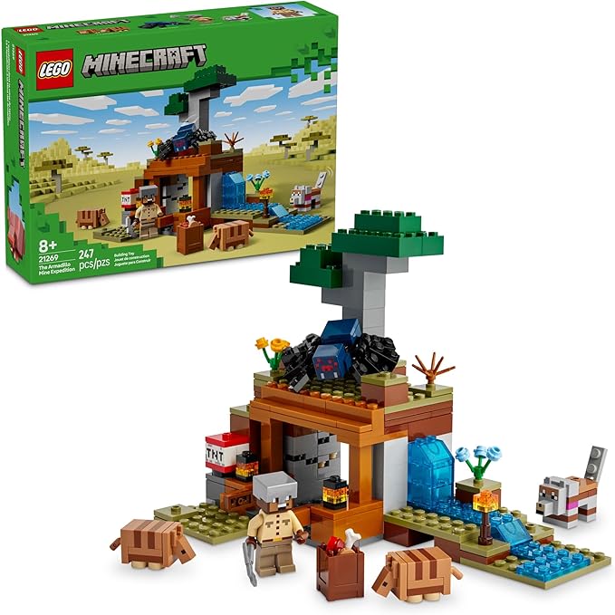 Buy Lego Minecraft The Armadillo Mine Expedition 21269 with 247 pcs | Yallatoys.com