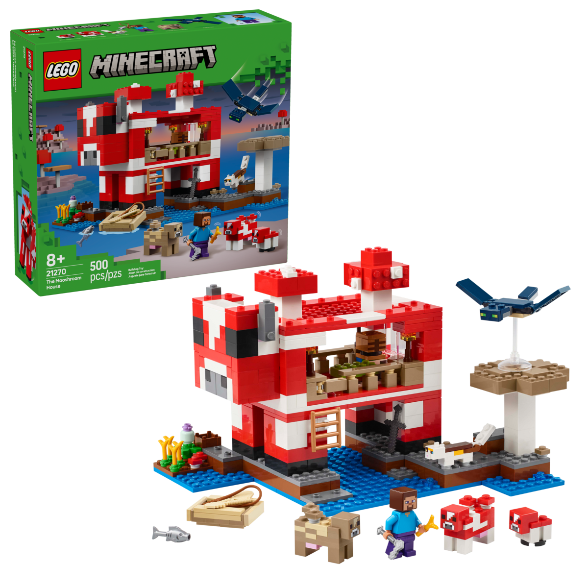 Buy Lego The Mooshroom House 21270 with 500 pcs | Yallatoys.com