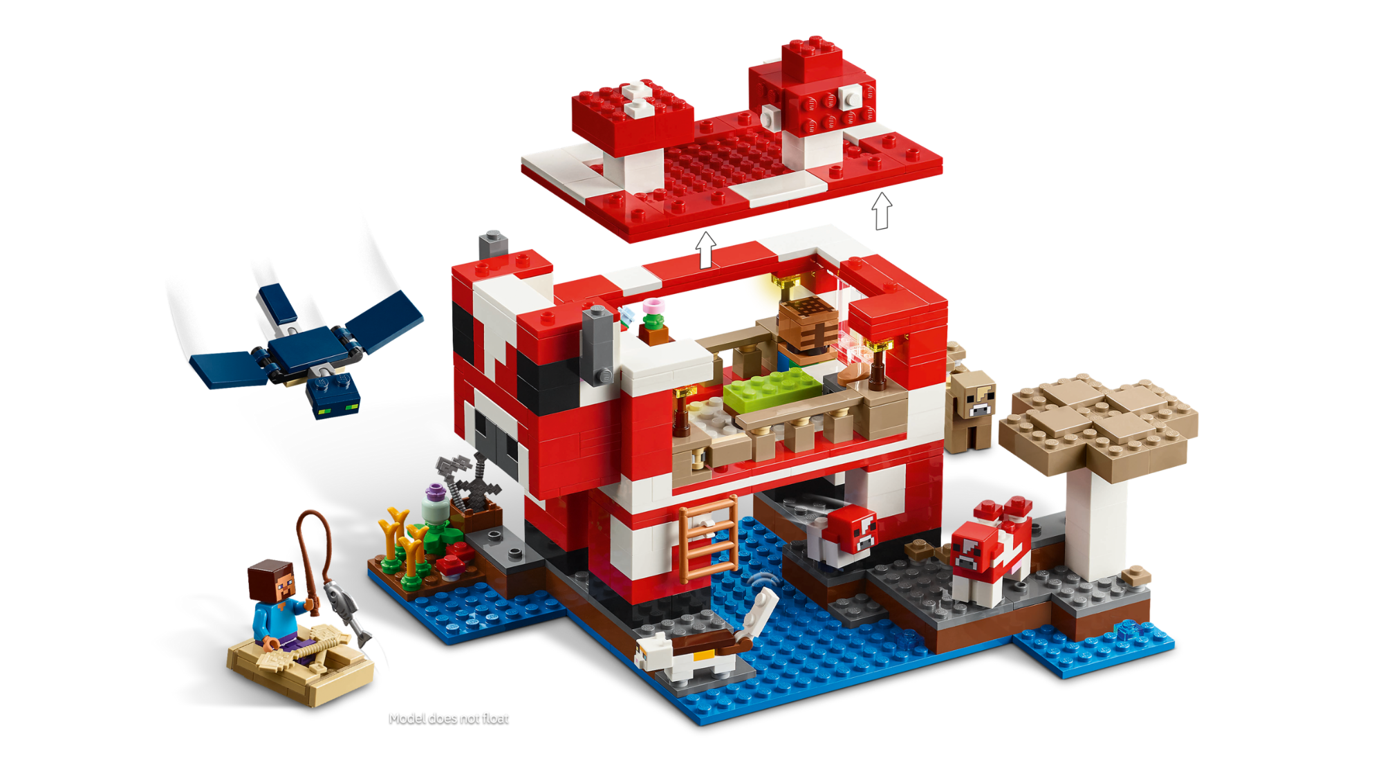 Buy Lego The Mooshroom House 21270 with 500 pcs | Yallatoys.com