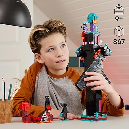 Buy Lego Minecraft 2in1 The Enderman Tower V29 | Yallatoys.com