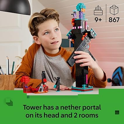 Buy Lego Minecraft 2in1 The Enderman Tower V29 | Yallatoys.com