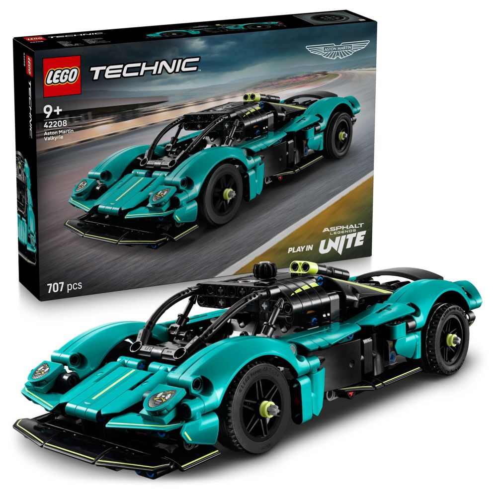 Buy Lego Technic Aston Martin Valkyrie Buildable Car Model Kit 42208 | Yallatoys.com