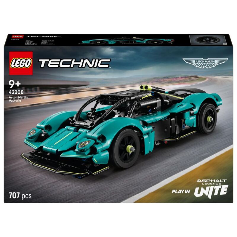Buy Lego Technic Aston Martin Valkyrie Buildable Car Model Kit 42208 | Yallatoys.com