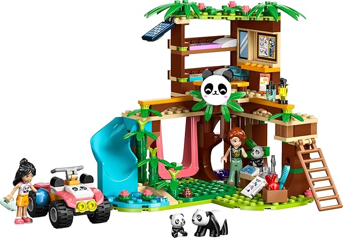 Buy Lego Friends Panda Sanctuary Animal Care Toy with a Tree House V29 | Yallatoys.com