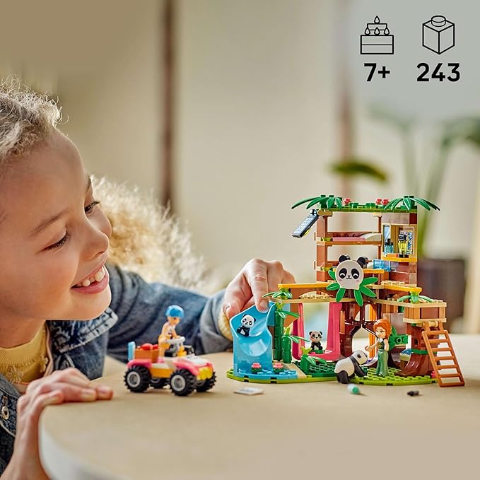 Buy Lego Friends Panda Sanctuary Animal Care Toy with a Tree House V29 | Yallatoys.com