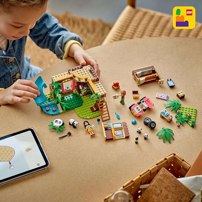 Buy Lego Friends Panda Sanctuary Animal Care Toy with a Tree House V29 | Yallatoys.com