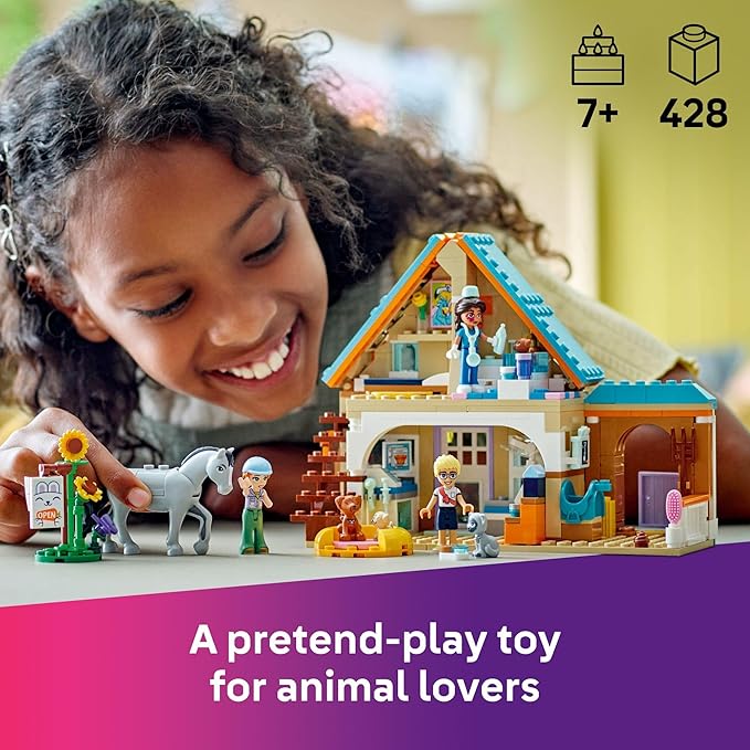 Buy Lego Friends Horse and Pet Vet Clinic 42651 with 428 pcs | Yallatoys.com