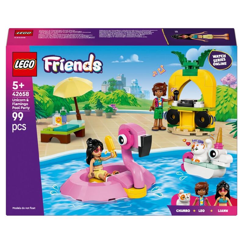 Buy Lego Friends Unicorn And Flamingo Pool Party V29 | Yallatoys.com