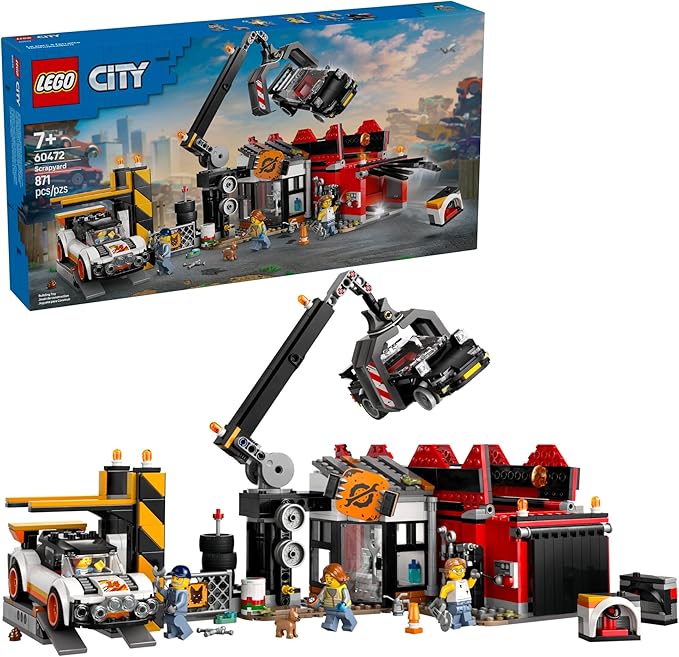 Buy Lego City Scrapyard with Cars Building Toy 60472 with 871pcs | Yallatoys.com
