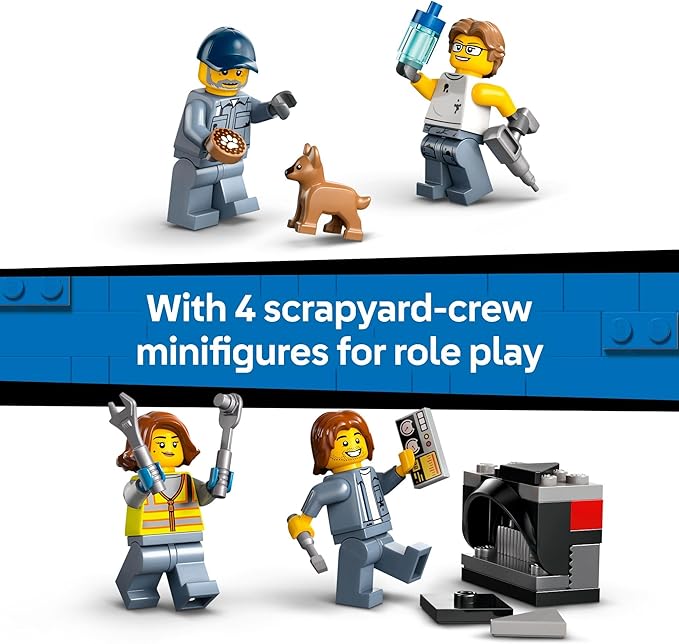 Buy Lego City Scrapyard with Cars Building Toy 60472 with 871pcs | Yallatoys.com