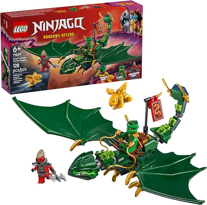 Buy Lego Ninjago Lloyd's Green Forest Dragon 71829 with 128pcs | Yallatoys.com