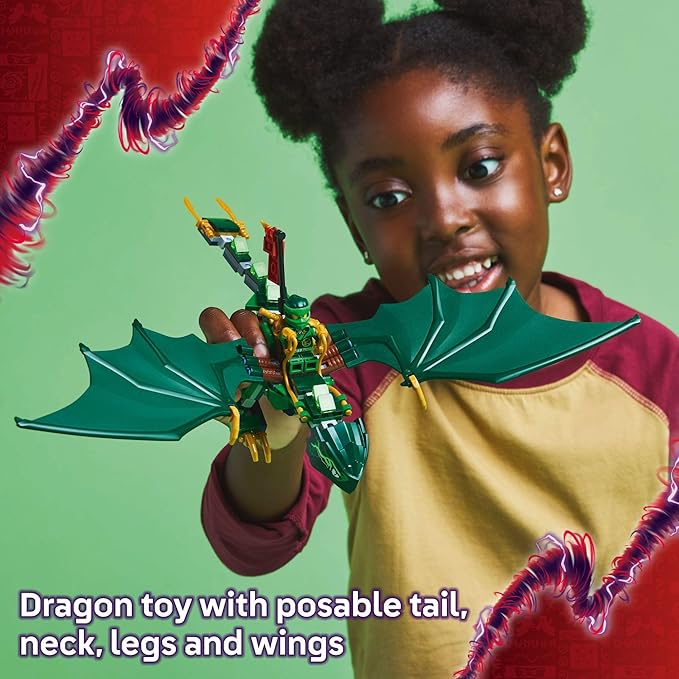 Buy Lego Ninjago Lloyd's Green Forest Dragon 71829 with 128pcs | Yallatoys.com
