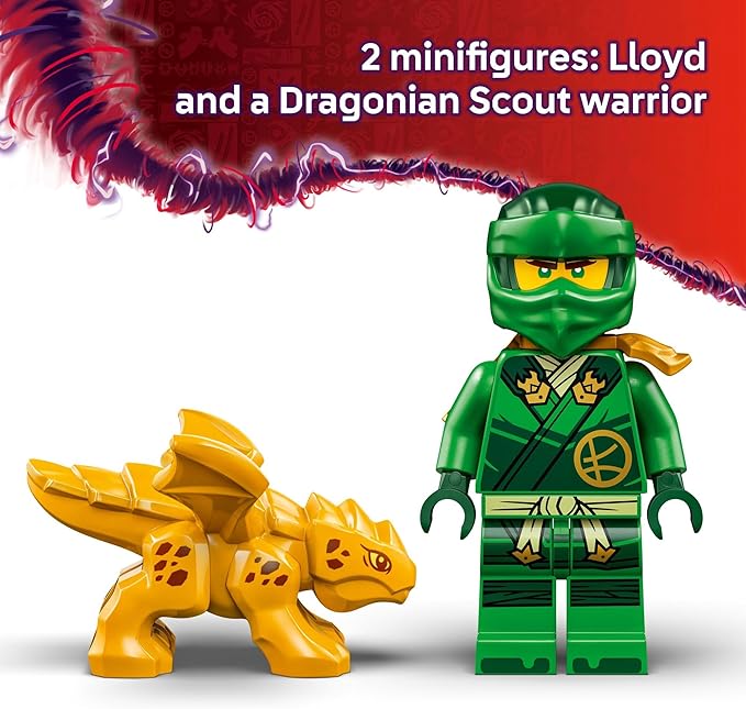 Buy Lego Ninjago Lloyd's Green Forest Dragon 71829 with 128pcs | Yallatoys.com