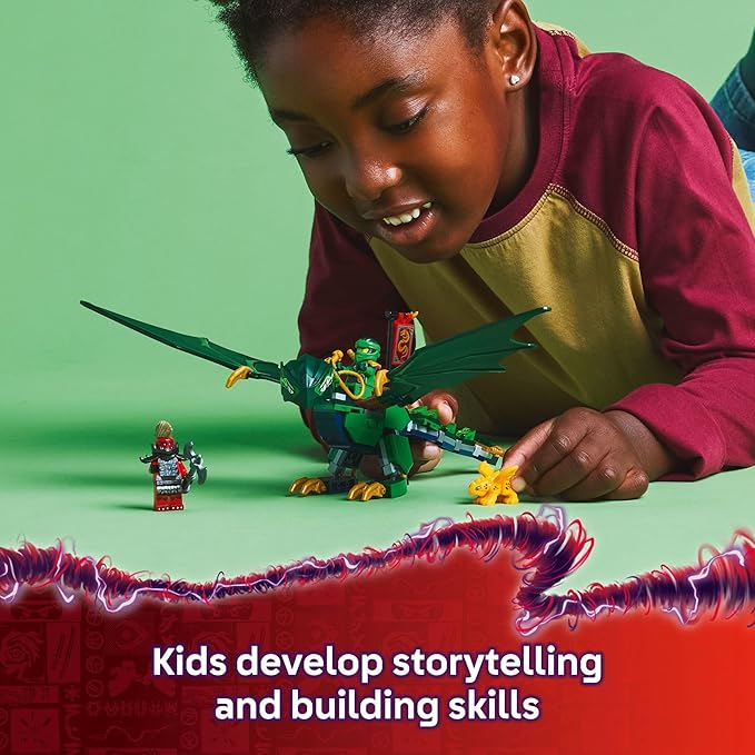 Buy Lego Ninjago Lloyd's Green Forest Dragon 71829 with 128pcs | Yallatoys.com