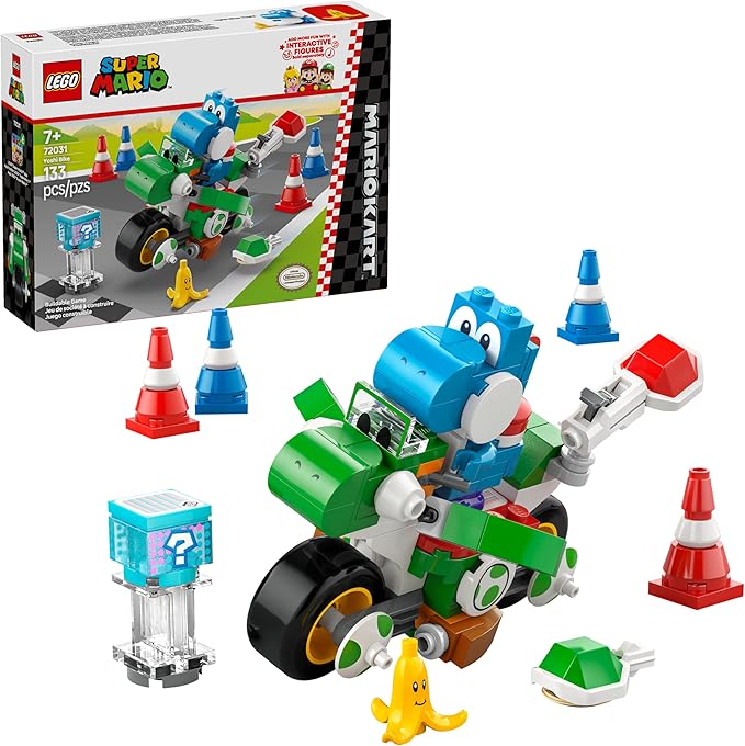 Buy Lego Super Mario Mario Kart Yoshi Bike 72031 with 133 pcs | Yallatoys.com