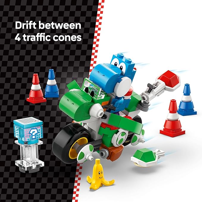 Buy Lego Super Mario Mario Kart Yoshi Bike 72031 with 133 pcs | Yallatoys.com