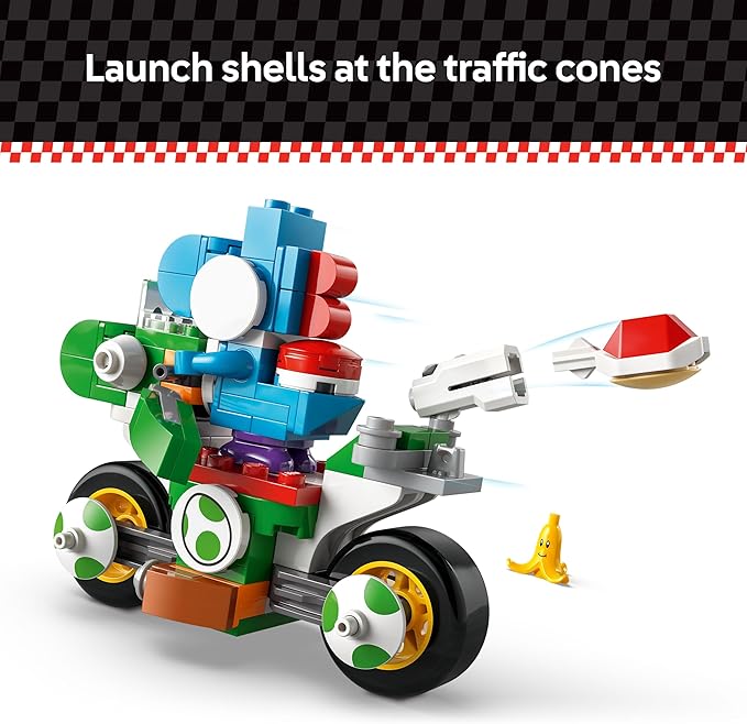 Buy Lego Super Mario Mario Kart Yoshi Bike 72031 with 133 pcs | Yallatoys.com