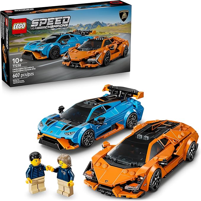 Buy Lego Speed Champions Lamborghini Revuelto And Huracan STO Car | Yallatoys.com