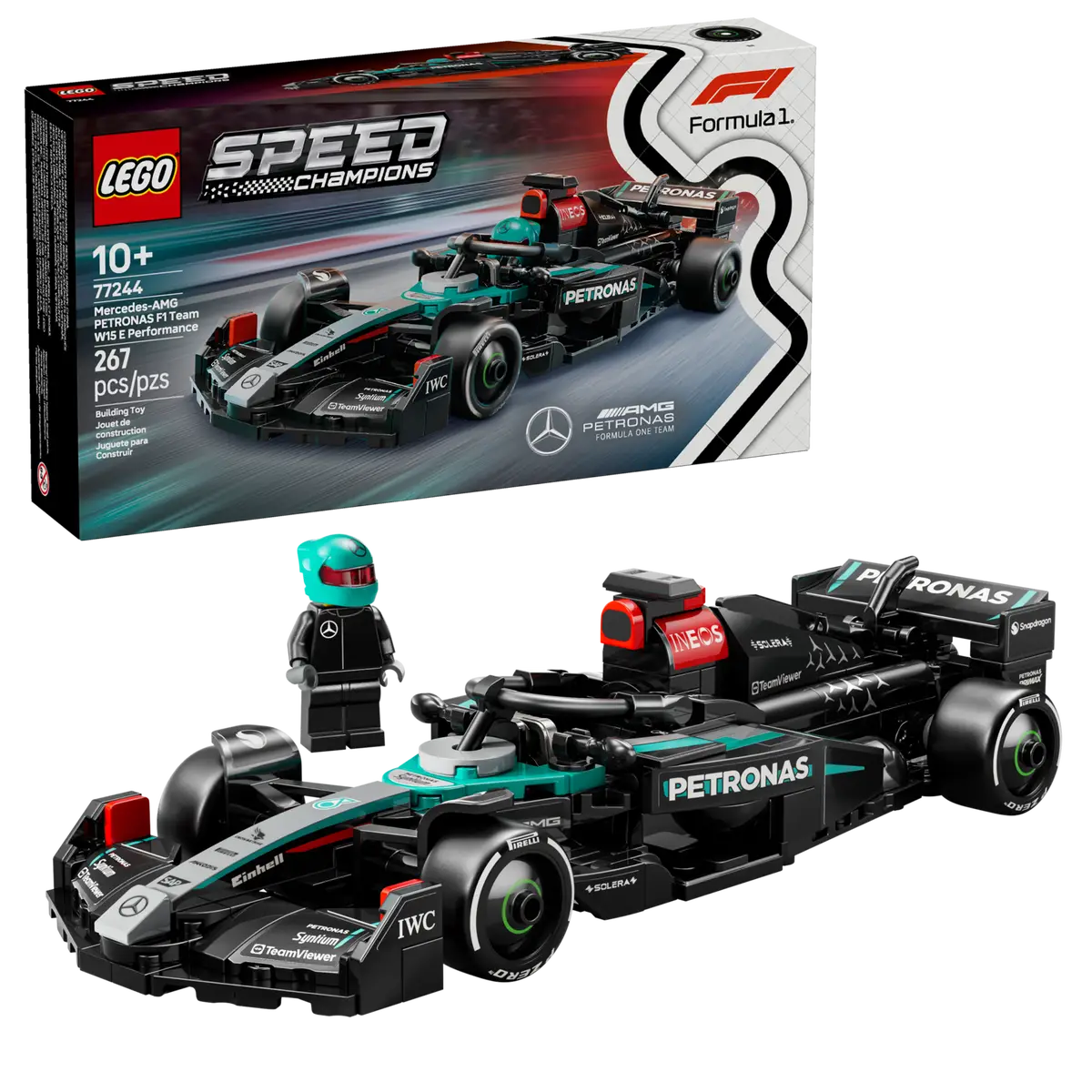 Buy Lego Speed Champions Mercedes Amg F1 W15 Race Car 77244 | Yallatoys.com