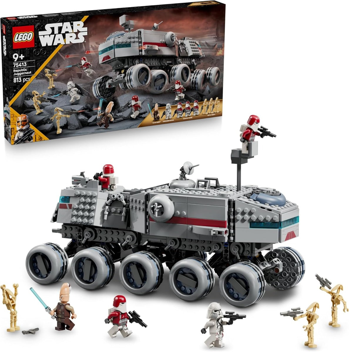 Buy Lego 75413 Star Wars The Clone Wars Republican Juggernaut 813Pcs | Yallatoys.com