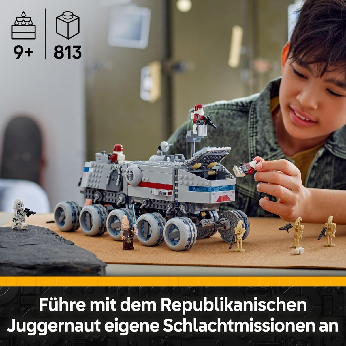 Buy Lego 75413 Star Wars The Clone Wars Republican Juggernaut 813Pcs | Yallatoys.com