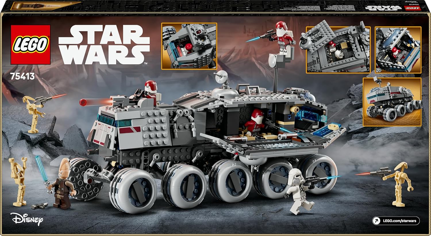 Buy Lego 75413 Star Wars The Clone Wars Republican Juggernaut 813Pcs | Yallatoys.com