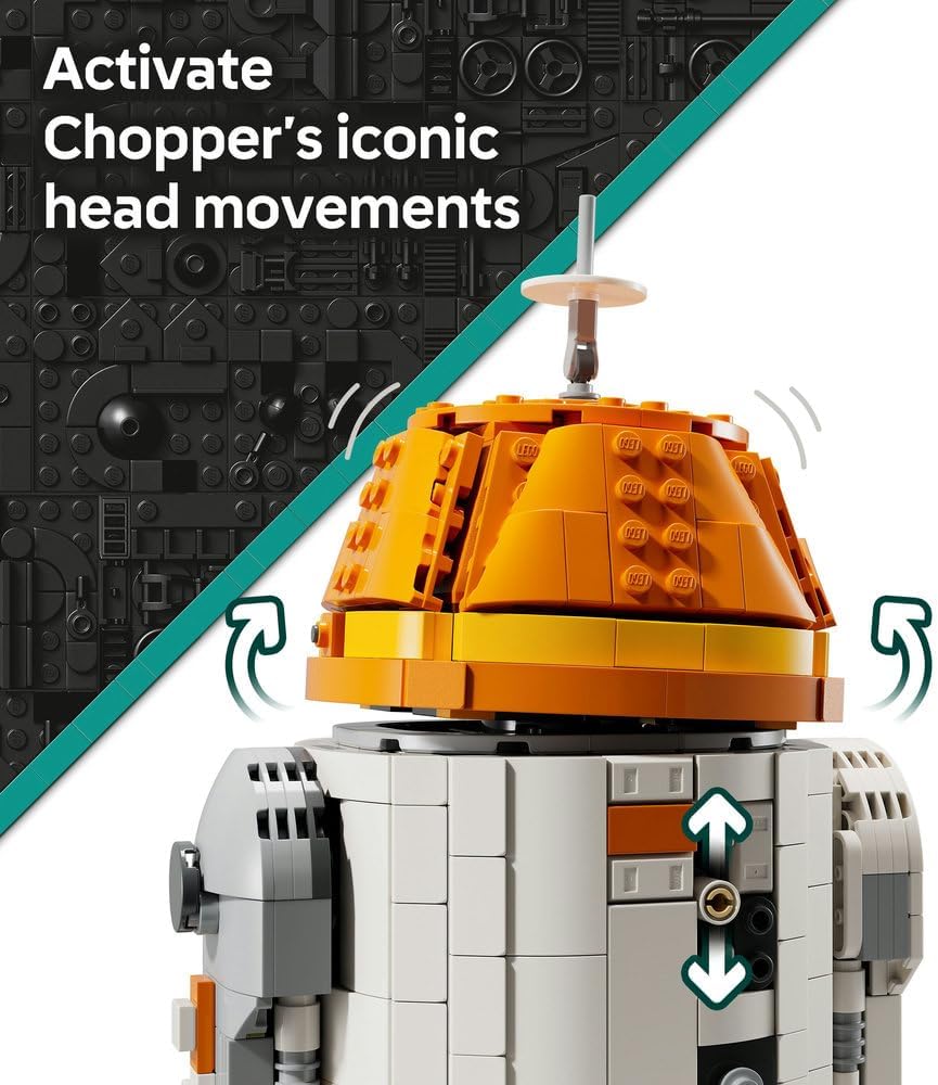 Buy Lego Star Wars 75416 Chopper C1-10P Astromech Droid Figure 1039 Pcs | Yallatoys.com