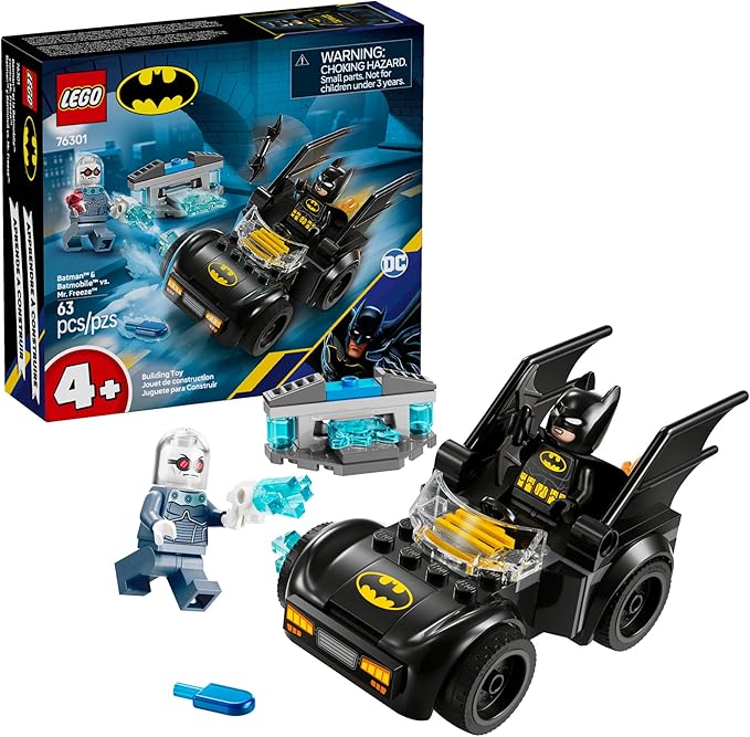 Buy Lego DC Batman & Batmobile vs. Mr. Freeze 76301 with 63 pcs | Yallatoys.com