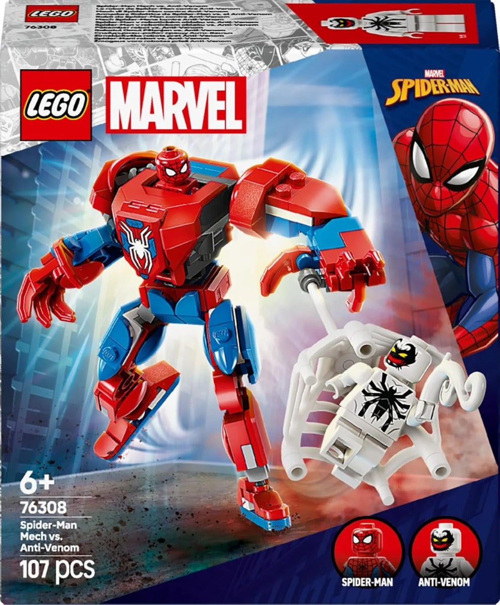 Buy Lego Marvel 76308 Spider-Man Mech Vs. Anti-Venom 107Pcs | Yallatoys.com