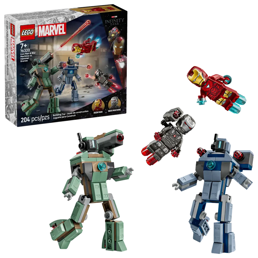 Buy Lego 76320 Iron Man and War Machine vs Hammer Drones | Yallatoys.com