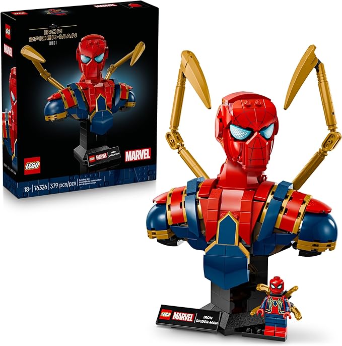 Buy Lego Marvel Iron Spider Man Bust | Yallatoys.com
