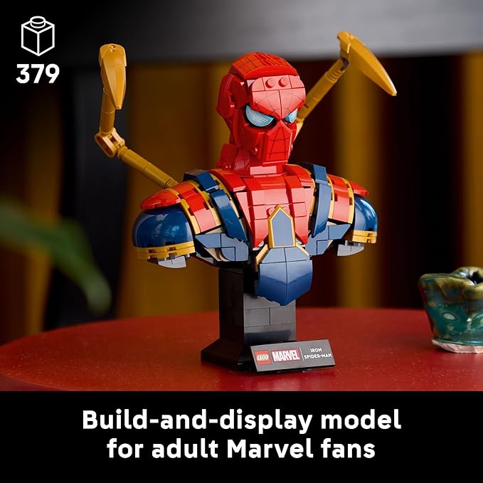 Buy Lego Marvel Iron Spider Man Bust | Yallatoys.com