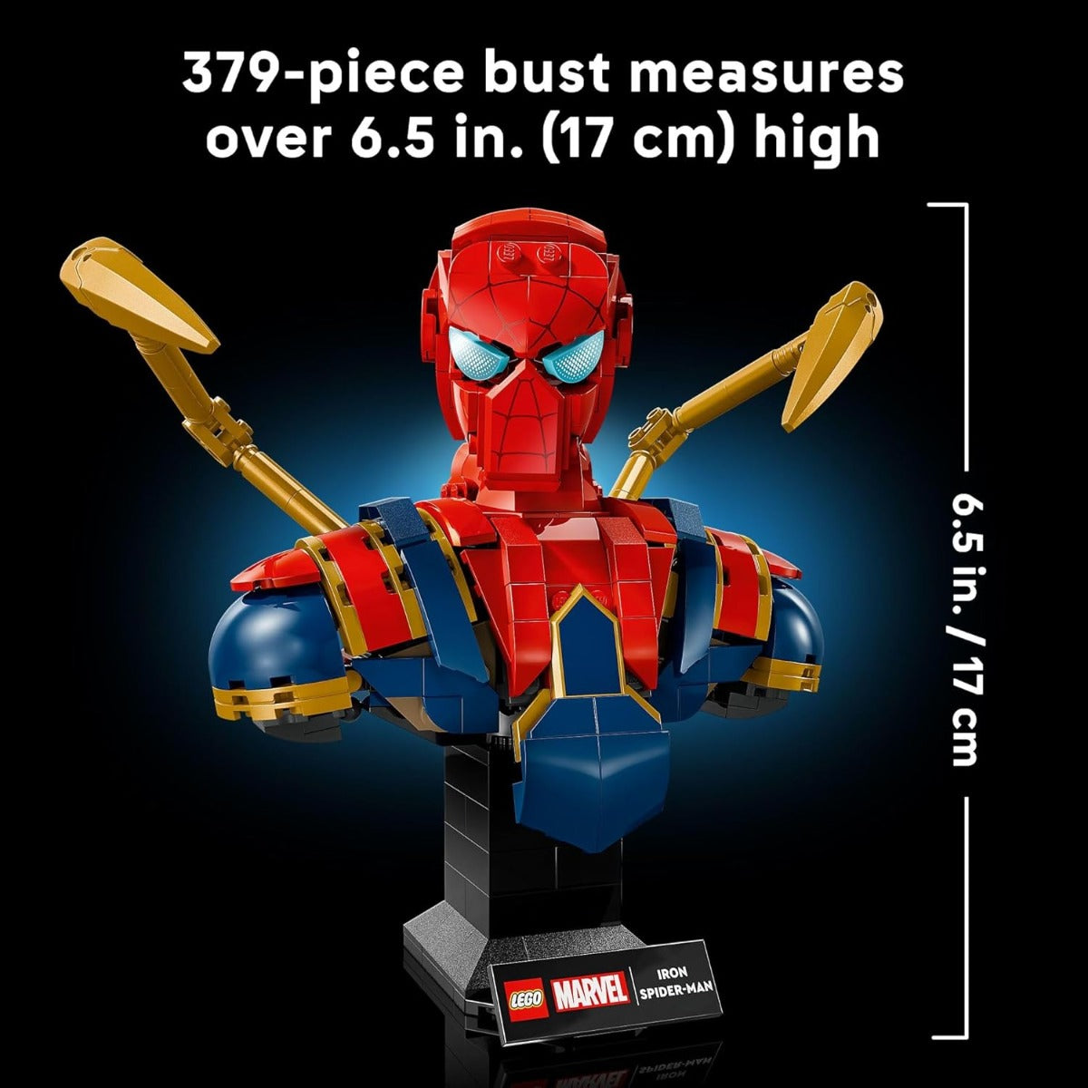 Buy Lego Marvel Iron Spider Man Bust | Yallatoys.com