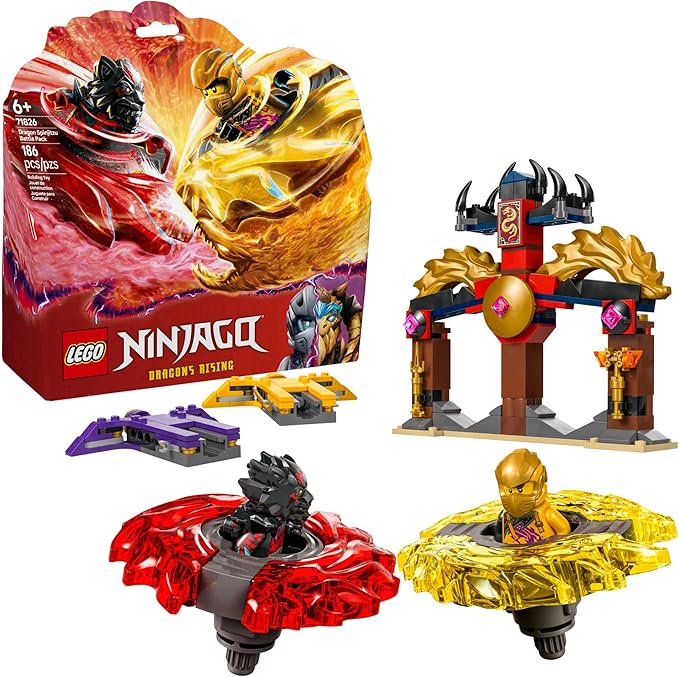 Buy Lego Ninjago Dragon Spinjitzu Battle 71826 with 186 pcs | Yallatoys.com
