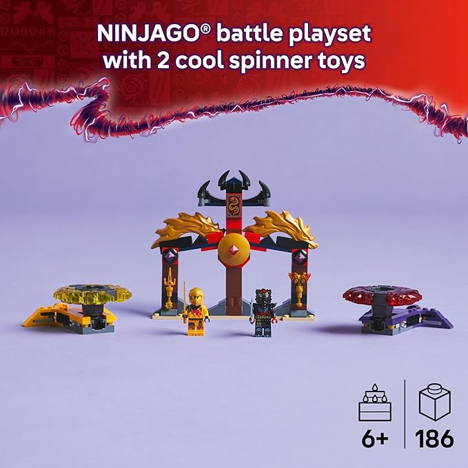 Buy Lego Ninjago Dragon Spinjitzu Battle 71826 with 186 pcs | Yallatoys.com