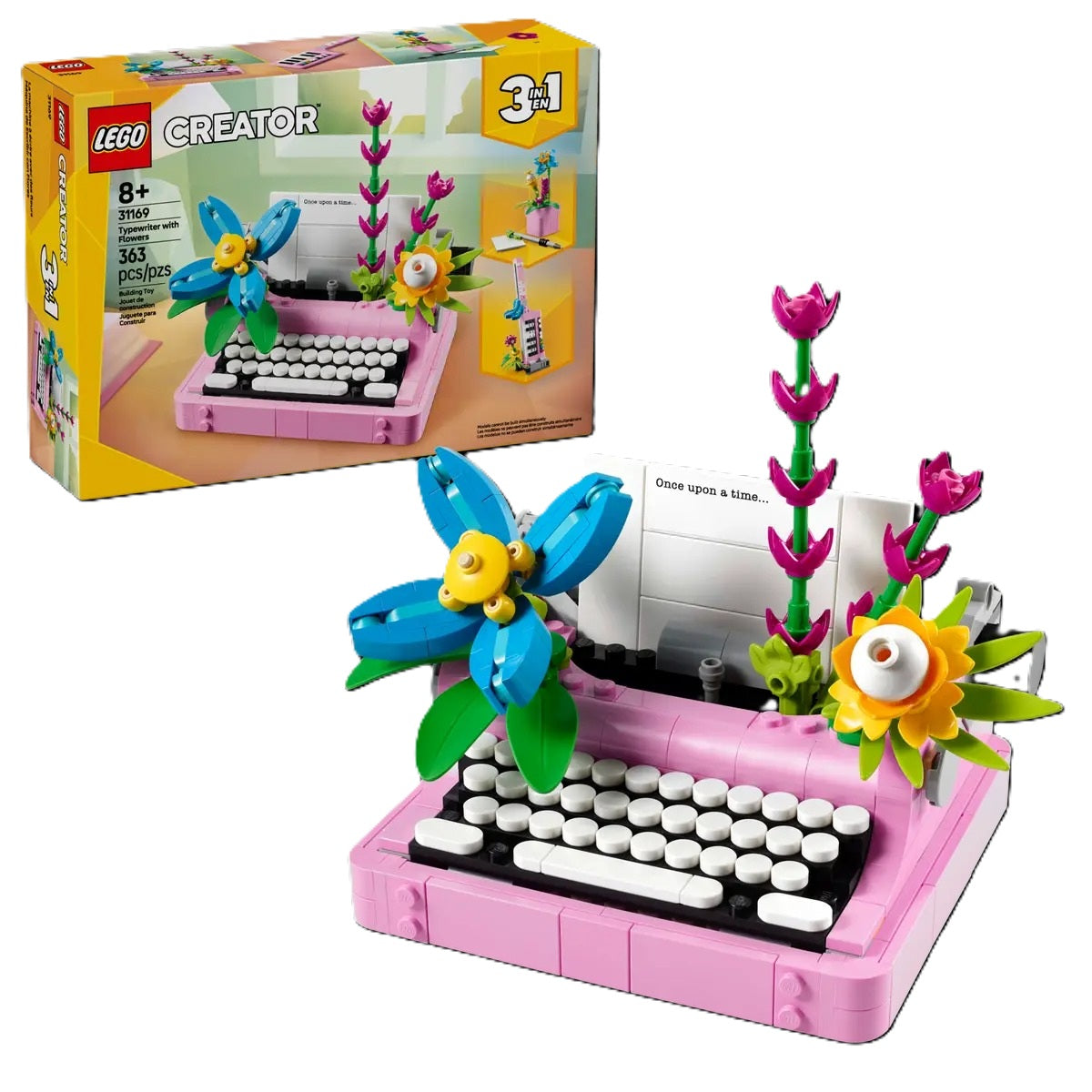 Buy Lego Typewriter With Flowers Building Set31169 363pcs | Yallatoys.com