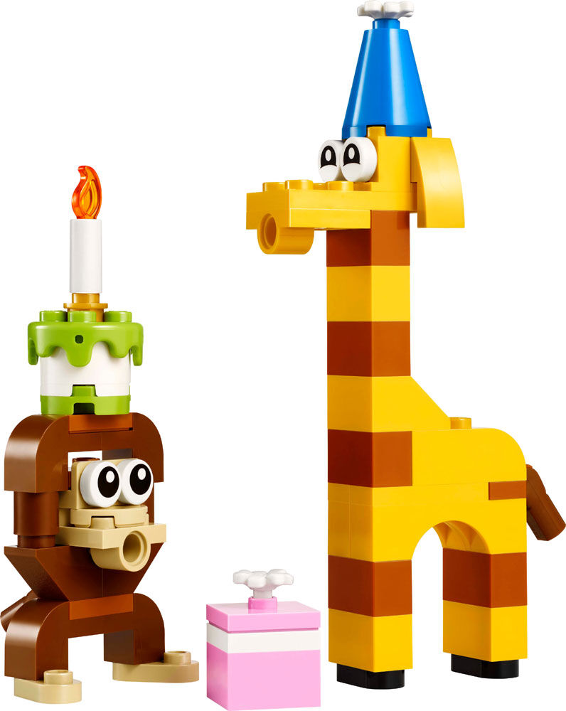 Buy Lego Creator Birthday Party AnimalsBuilding Kit with Monkey and Giraffe Toys 30689 with 60 pcs | Yallatoys.com