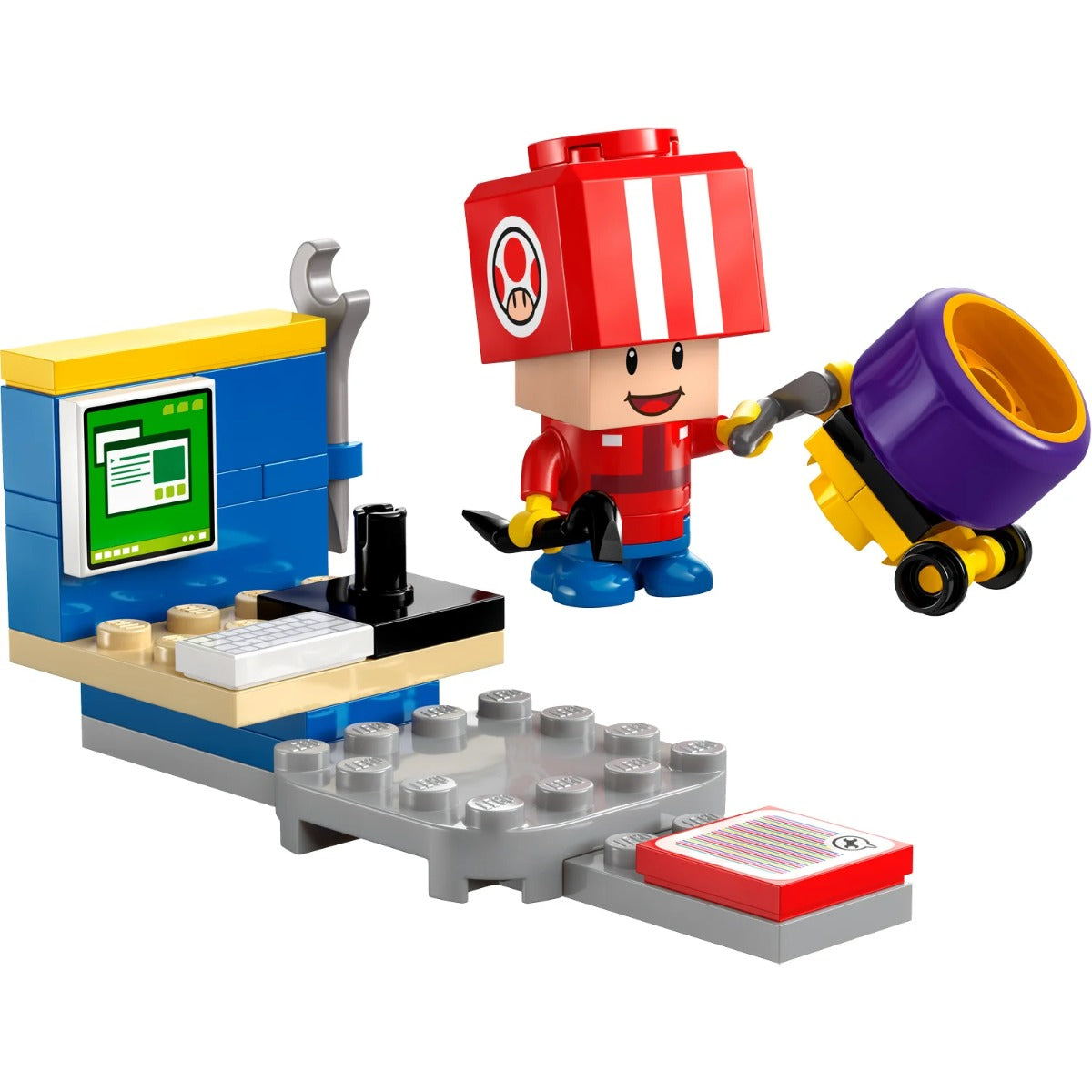 Buy Lego Mario Kart Toad (Pit Crew) | Yallatoys.com