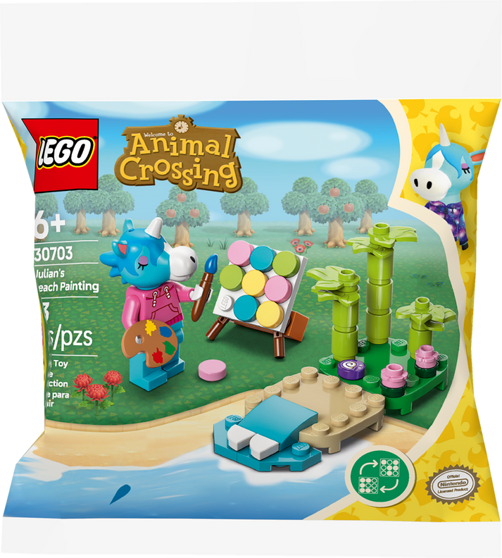 Buy Lego Animal Crossing Julian's Beach Painting 30703 with 43 pcs | Yallatoys.com