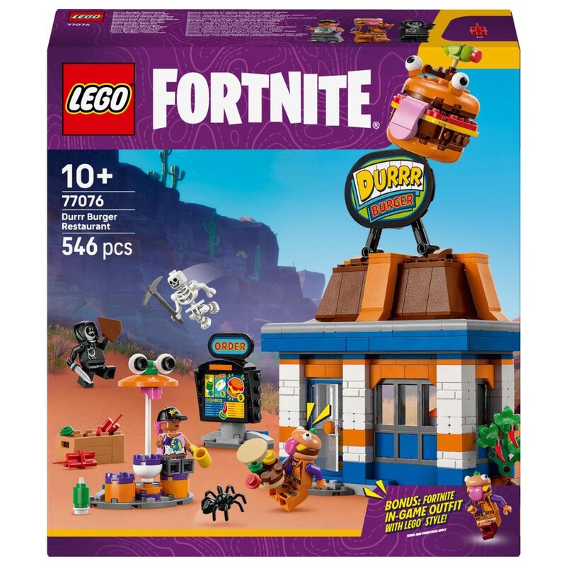 Buy Lego Fortnite Durrr Burger Restaurant 77076 - 546Pcs | Yallatoys.com