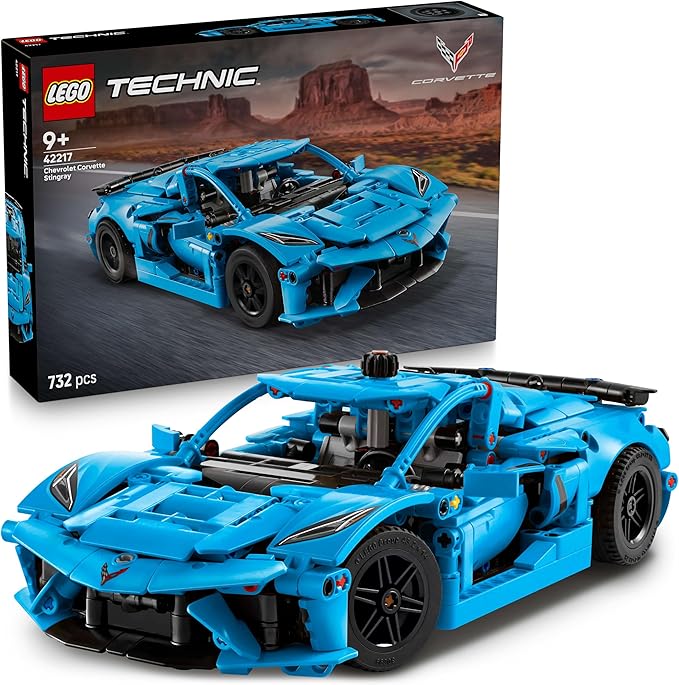 Buy Lego Technic Chevrolet Corvette Stingray Blue Race Car V29 | Yallatoys.com