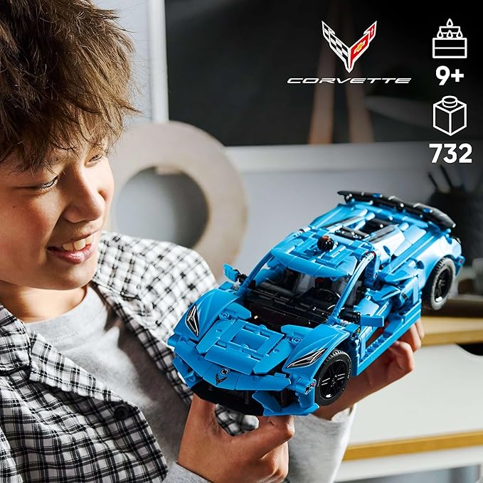 Buy Lego Technic Chevrolet Corvette Stingray Blue Race Car V29 | Yallatoys.com