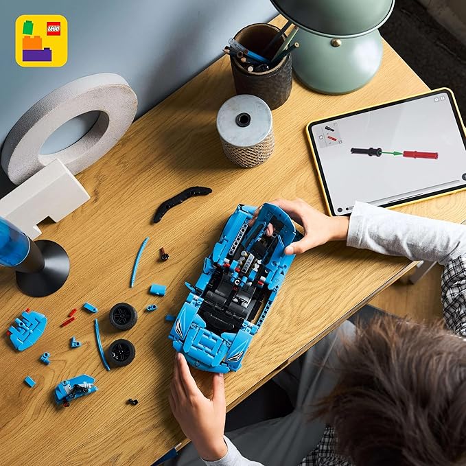 Buy Lego Technic Chevrolet Corvette Stingray Blue Race Car V29 | Yallatoys.com