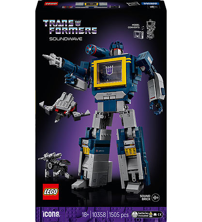 Buy Lego 10358 Icons Transformers Soundwave 1505Pcs | Yallatoys.com