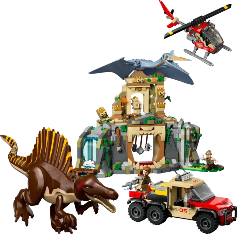 Buy Lego Jurassic World Spinosaurus & Quetzalcoatlus Air Mission 984Pcs | Yallatoys.com